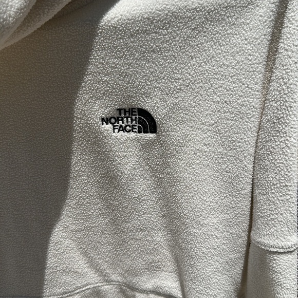 The North Face Crème fleece light weight Pullover Cropped Sweater WM XS - Picture 2 of 4